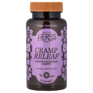 Herbs Etc. Cramp ReLeaf® 60 Cápsulas Softgel