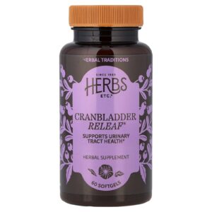 Herbs Etc. CranBladder ReLeaf® 60 Cápsulas Softgel