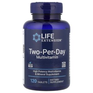 Life Extension Multivitamínico 2 por Dia V2 120 Comprimidos