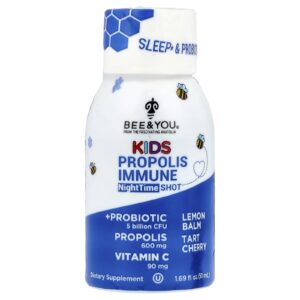 Bee & You Kids Shot Noturno para Imunidade em Própolis 50 ml (169 fl oz)