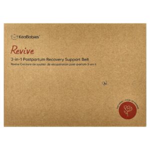 KeaBabies Revive Cinto 3 em 1 de Auxílio à Recuperação Pós-parto M/L Marfim Clássico 1 Conjunto