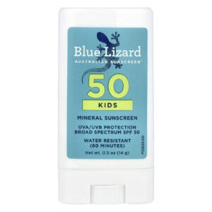Blue Lizard Australian Sunscreen Kids Protetor Solar Mineral em Bastão FPS 50+ 14 g (05 oz)