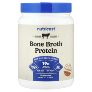 Nutricost Proteína Bone Broth Sem Sabor 400 g (143 oz)