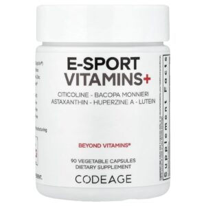 Codeage E-Sport Vitamins+ 90 Cápsulas Vegetais