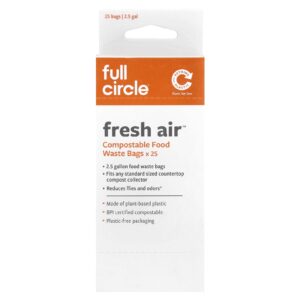 Full Circle Fresh Air™ Sacos Compostáveis de Resíduos de Alimentos Sem Perfume 25 Sacos