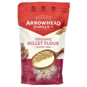 Arrowhead Mills Farinha de Milhete Orgânico Sem Glúten 652 g (23 oz)