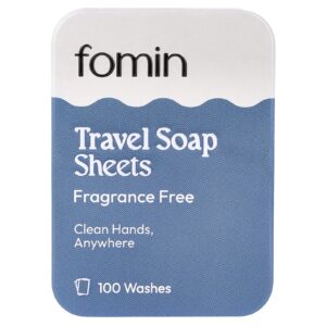 fomin Sabonete para Viagem Sem Perfume 100 Unidades