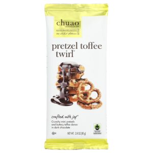 Chuao Chocolatier Barra de Chocolate Amargo Pretzel Toffee Twirl™ 80 g (28 oz)