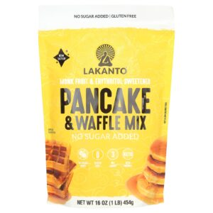 Lakanto Mistura para Waffle e Panqueca Sem Adição de Açúcar 454 g (1 lb)