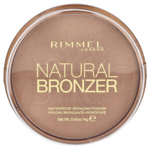 Rimmel London Natural Bronzer Waterproof Bronzing Powder 022 Sun Bronze 0.49 oz (14 g)