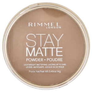 Rimmel London Stay Matte Lightweight-Mattifying Powder 016 Deep Beige 0.49 oz (14 g)