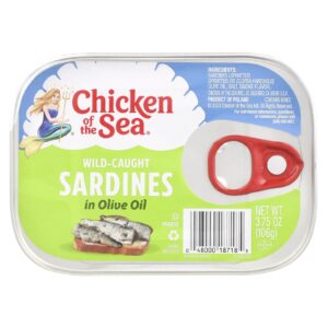 Chicken of the Sea Sardinhas Selvagens em Óleo de Oliva 106 g (375 oz)