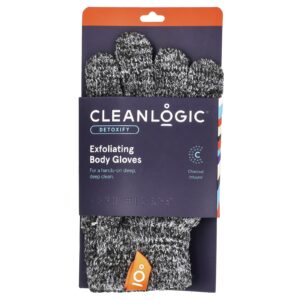 Cleanlogic Detoxify Luvas Corporais Esfoliantes 1 Par