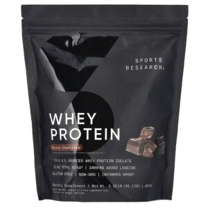 Sports Research Proteína Whey Chocolate Holandês 103 kg (226 lb)