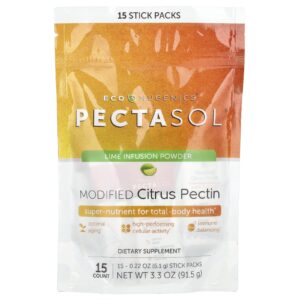 Econugenics Pectina Cítrica Modificada PectaSol® 15 Embalagens 61 g (022 oz) Cada