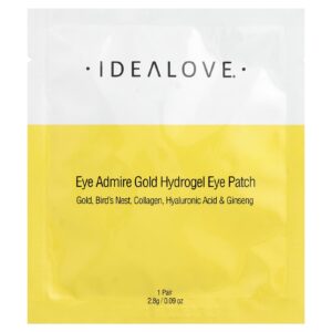 Idealove Adesivos para Área dos Olhos de Hidrogel de Ouro Eye Admire 1 Par