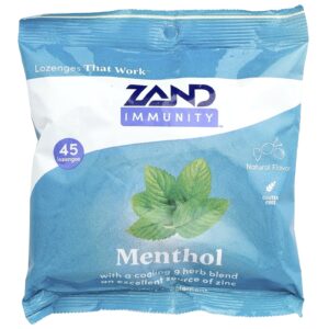 Zand Immunity™ Pastilhas de Mentol 45 Pastilhas