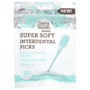 GuruNanda Basics Palhetas Interdentais Super Soft 100 Palhetas