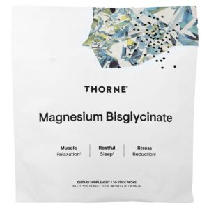 Thorne Bisglicinato de Magnésio 30 Embalagens 38 g (013 oz) Cada