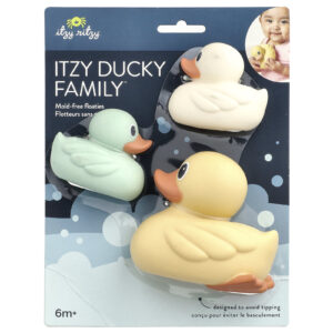 itzy ritzy Itzy Ritzy Ducky Family™ Brinquedo para Banho Mais de 6 Meses 3 Unidades