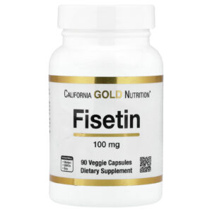 California Gold Nutrition Fisetina 100 mg 90 Cápsulas Vegetais