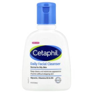 Cetaphil Sabonete para Limpeza Facial Diário Pele Normal a Oleosa 118 ml (4 fl oz)