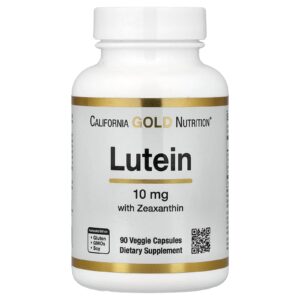 California Gold Nutrition Luteína 90 Cápsulas Vegetais