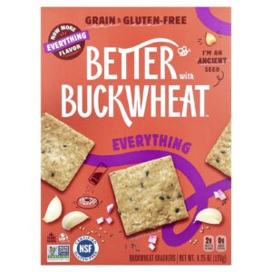 Better with Buckwheat Biscoitos de Trigo Sarraceno Tudo 120 g (425 oz)