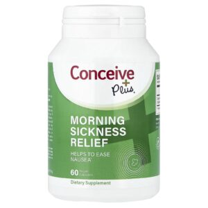 Conceive Plus Alívio do Enjoo Matinal 60 Cápsulas Veganas (500 mg por Cápsula)