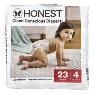 The Honest Company Clean Conscious Diapers™ Tamanho 4 22–37 lb Barnyards 23 Fraldas