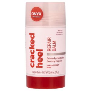 Onyx Professional Calcanhares Rachados Bálsamo Reparador Sabor Baunilha e Coco 75 g (264 oz)