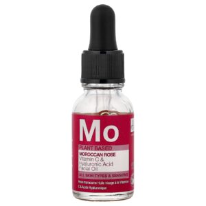 Dr. Botanicals Óleo Facial de Rosa Marroquina Vitamina C e Ácido Hialurônico Todos os Tipos de Pele e Sensíveis 15 ml (051 fl oz)
