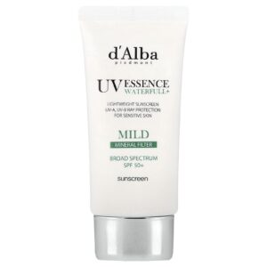 dAlba UV Essence Waterfull+ Protetor Solar Filtro Mineral Suave FPS 50 50 ml (169 fl oz)