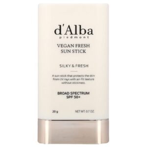dAlba Bastão Solar Fresco Vegano FPS 50+ 20 g (07 oz)