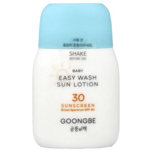 Goongbe Bebês Easy Wash Loção Protetor Solar FPS 30 60 g (211 oz)