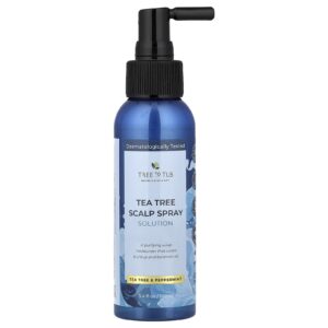 Tree To Tub Solução em Spray de Melaleuca para o Couro Cabeludo Melaleuca e Hortelã-Pimenta 100 ml (34 fl oz)