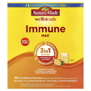 Nature Made Wellblends™ Immune Max® Laranja 30 Embalagens 76 g (026 oz) Cada