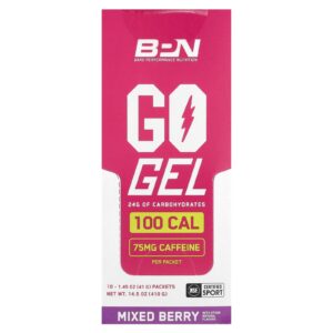 BPN Go Gel CAF de Frutos Silvestres Mistos 10 Embalagens 41 g (145 oz) Cada