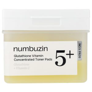 Numbuzin Discos Tônicos Concentrados com Vitamina Glutationa N.º 5 70 Discos 180 ml (608 fl oz)