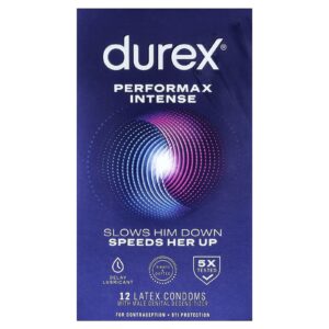 Durex Performax Intenso Fixação Regular 12 Preservativos de Látex