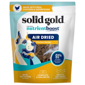 Solid Gold Refeição ou Cobertura Seca ao Ar Para Cães Receita com Frango 454 g (16 oz)
