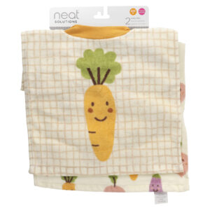 Neat Solutions Babadores para Bebês Acima de 6M Vegetais 2 Unidades