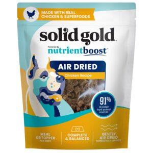 Solid Gold Refeição ou Cobertura Seca ao Ar Para Cães Receita com Frango 113 g (4 oz)