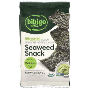 Bibigo Lanche de Algas Marinhas Wasabi 10 g (035 oz)