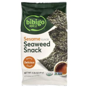 Bibigo Lanche de Algas Marinhas Gergelim 10 g (035 oz)