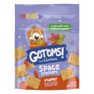 Gerber Getems!™ Space Crackers Para Crianças Acima de 3 Anos Xarope de Bordo 142 g (5 oz)