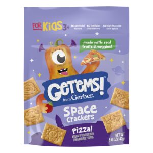 Gerber Getems!™ Space Crackers Para Crianças Acima de 3 Anos Pizza 142 g (5 oz)