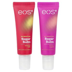 EOS 24H Moisture Super Balm Leite de Coco e Mel de Maçã Embalagem com 2 Unidades 10 ml (035 fl oz) Cada
