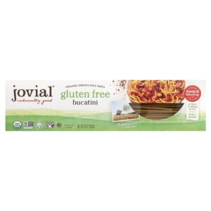 Jovial Macarrão de Arroz Integral Orgânico Bucatini 283 g (10 oz)