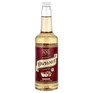 ChocZero Xarope Premium Avelã Sem Açúcar 750 ml (254 fl oz)